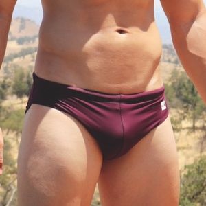 Walden Outdoor Athletic - Swim Brief - Maroon - Small